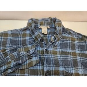 Field‎ and Stream Plaid Flannel Shirt Mens Large Long Sleeve Button Up